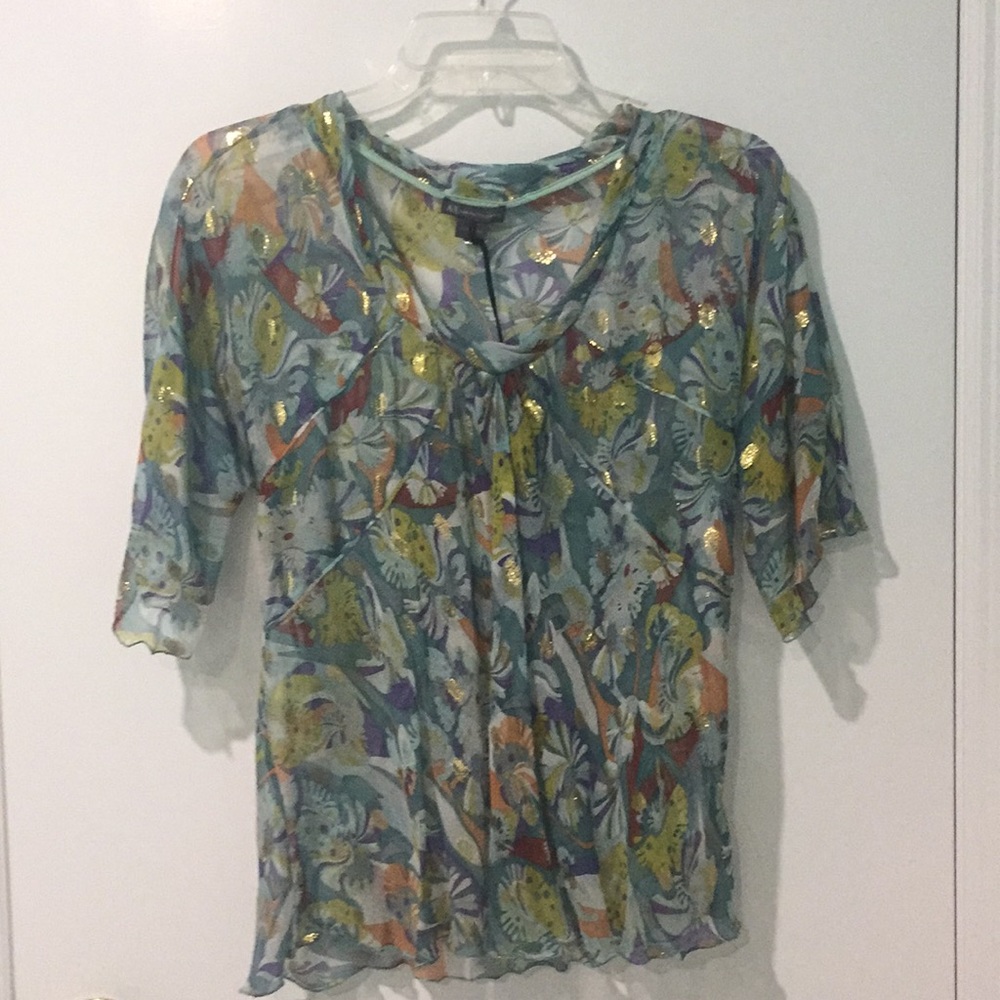Armani Exchange silk Floral print blouse